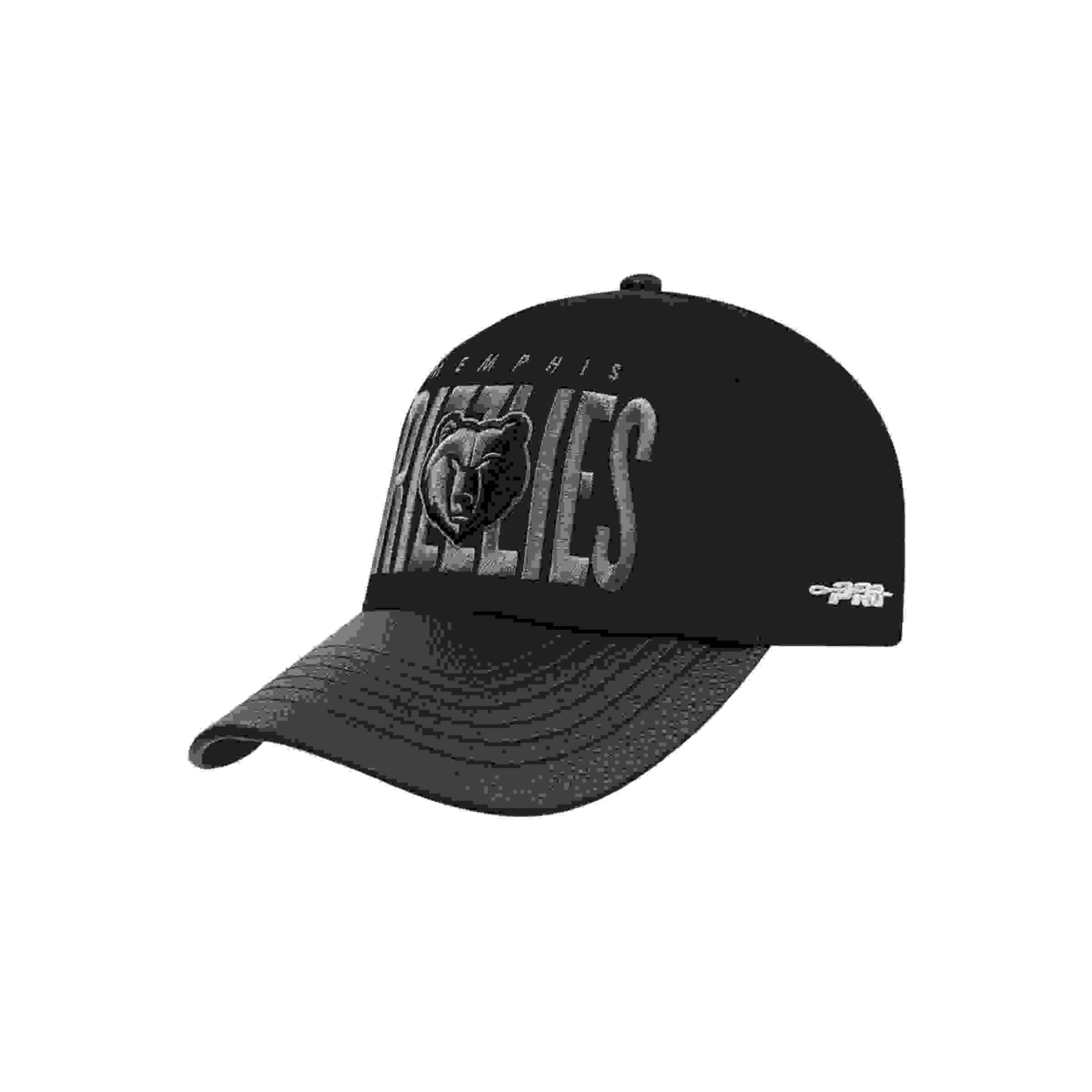 Pro Standard Memphis Grizzlies Shadow Drop Black Snapback Hat